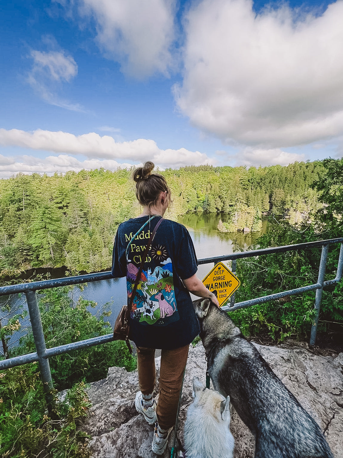 Muddy Paws Club Acid Wash Tee