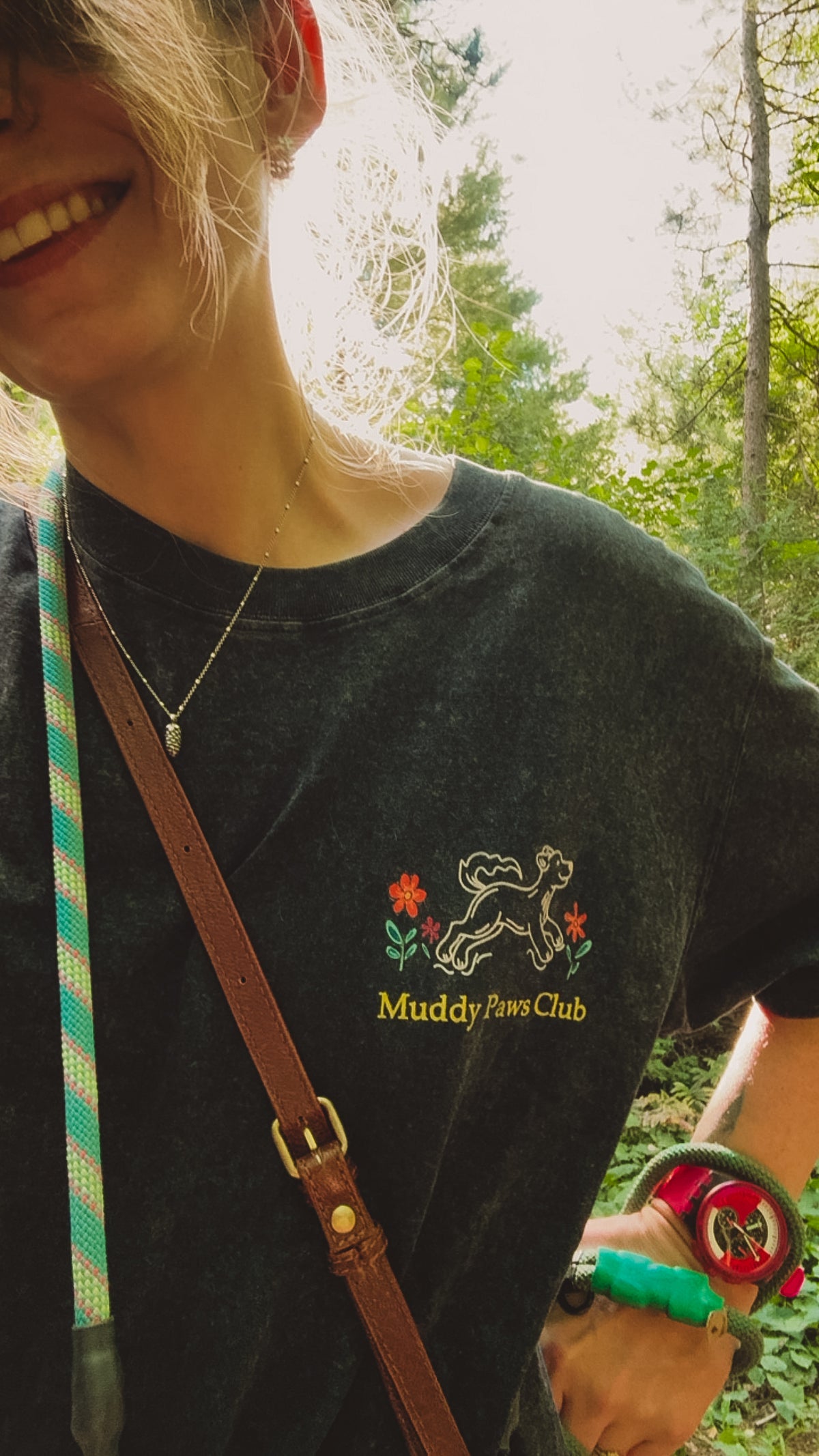 Muddy Paws Club Acid Wash Tee