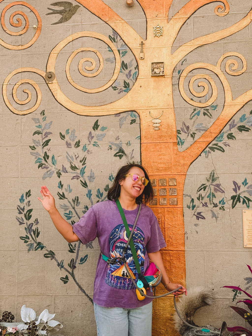 Adventures After Dark Acid Wash Tee