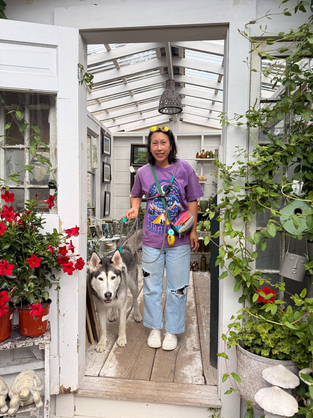 Adventures After Dark Acid Wash Tee
